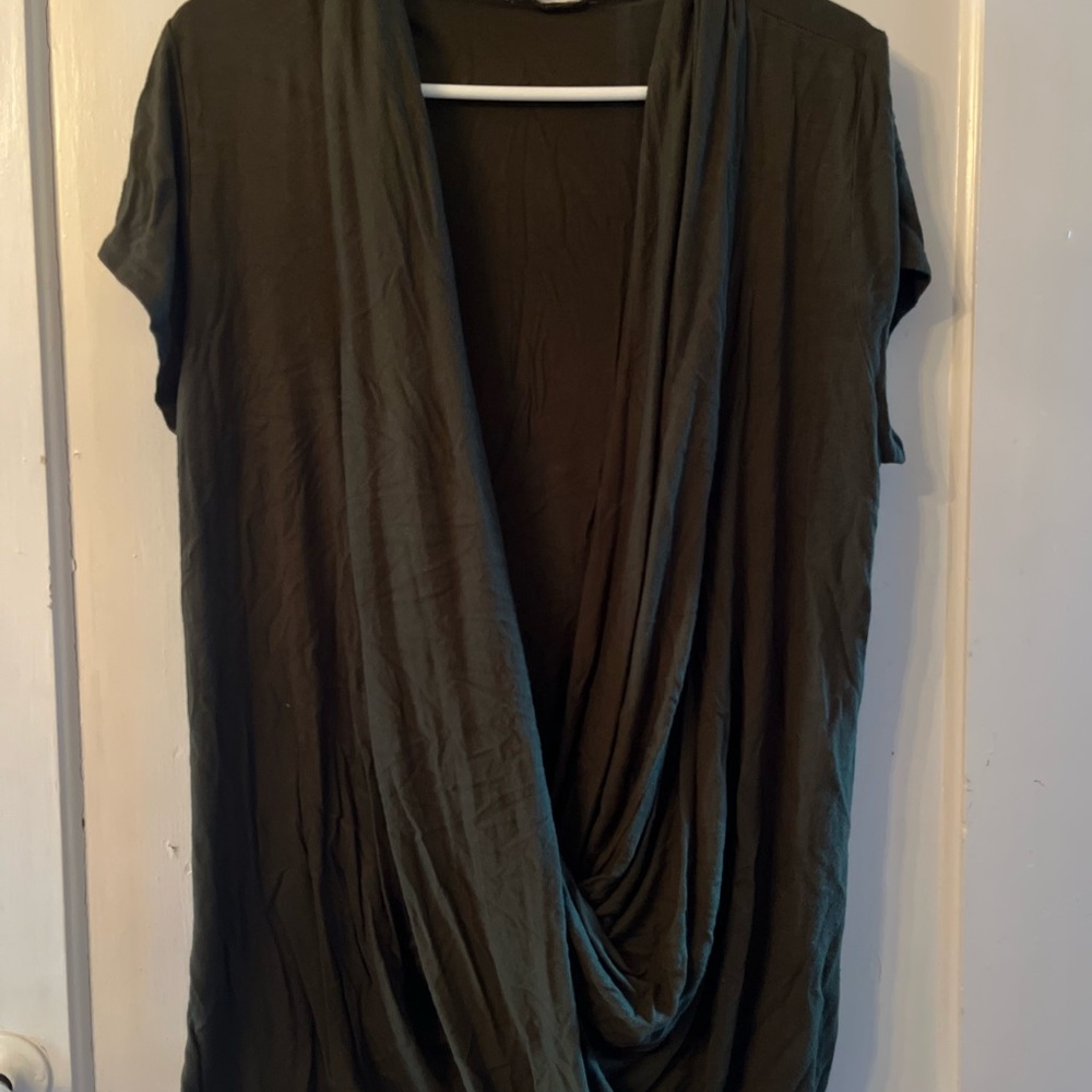 Elegant Black Drape Top